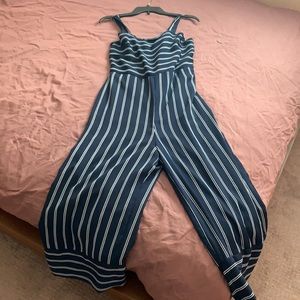 Navy blue romper